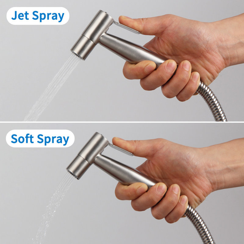 AngleSimple Elongated Hand Held Bidet & Reviews Wayfair